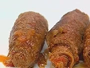 Spanische Rouladen und Süßkartoffeln mit Pepperoni - Rezept