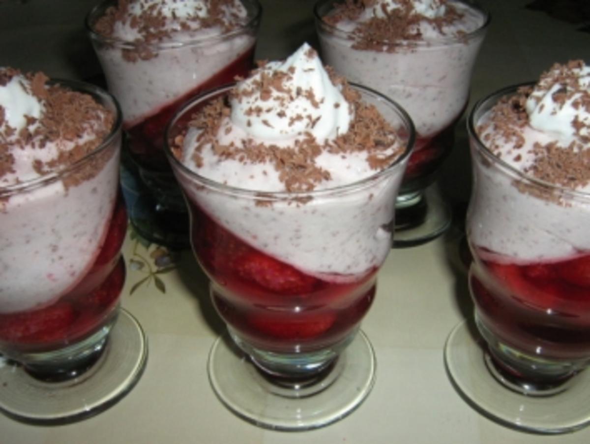 Erdbeer- Becher - Rezept