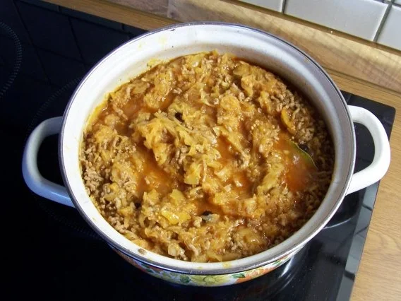 Hackfleischpfanne mit Sauerkraut - Rezept - Bild Nr. 2