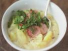Saures Kartoffelgemüse mit Kochwurst - Rezept
