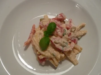 Pasta mit Tomaten-Käse-Creme - Rezept - Bild Nr. 2