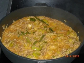 Rezept: Hackfleisch - Lauchpfanne Bild Nr. 8 Hackfleisch - Lauchpfanne - Rezept - Bild Nr. 8