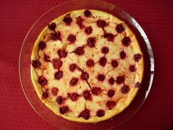 Joghurtkuchen mit Himbeeren - Rezept