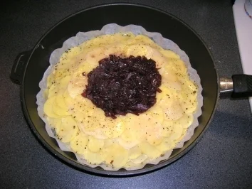 Chris´ Schichtkartoffeln mit Rotweinzwiebeln - Rezept - Bild Nr. 4