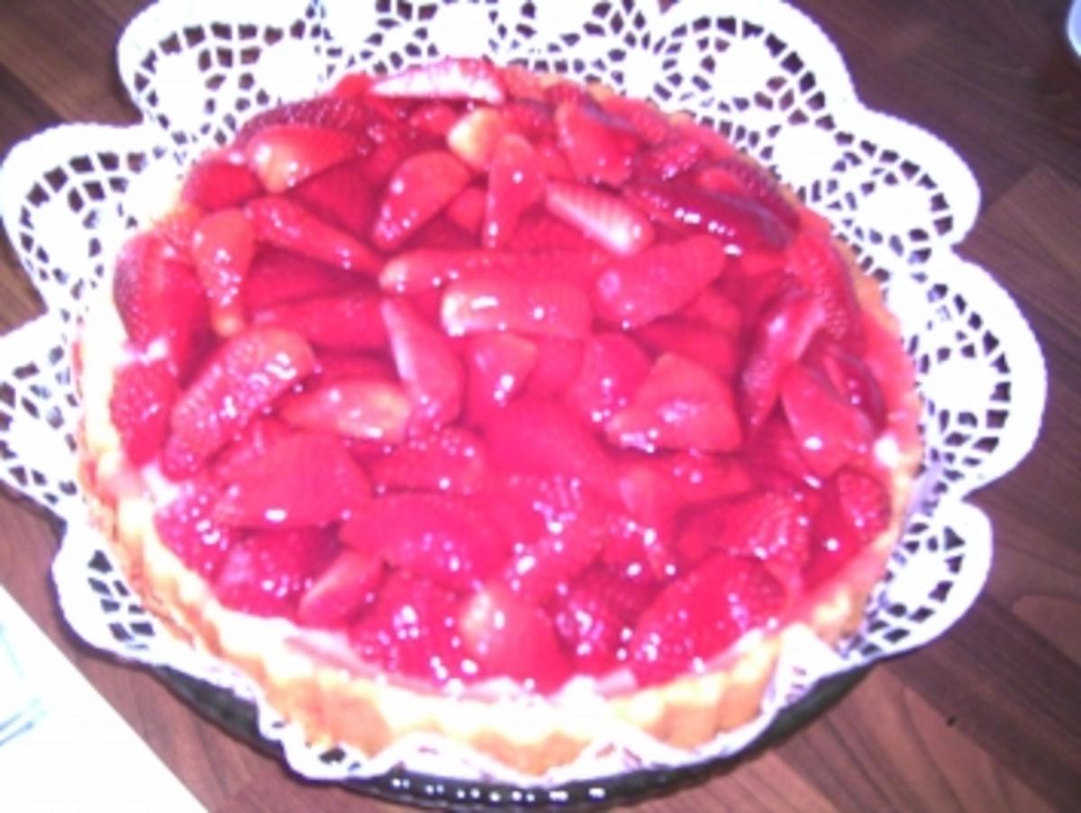 Erdbeer-Vanille Kuchen - Rezept