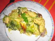 Rezept: Kartoffel-Gemüse-Lasagne mit Einlage Kartoffel-Gemüse-Lasagne mit Einlage - Rezept