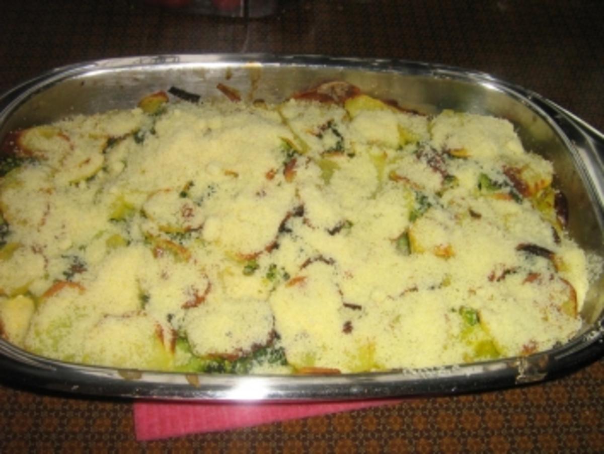 Kartoffel-Gemüse-Lasagne mit Einlage - Rezept - Bild Nr. 9