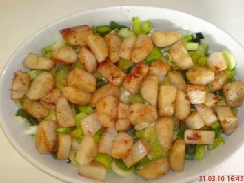 Rezept: Fischauflauf mit Lauch und Käse Bild Nr. 3 Fischauflauf mit Lauch und Käse - Rezept - Bild Nr. 3