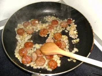 Rezept: Wurstragout Bild Nr. 3 Wurstragout - Rezept - Bild Nr. 3