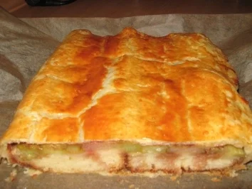 Rezept: Rhabarber-Sand-Strudel (Klapp und schlabb) Bild Nr. 7 Rhabarber-Sand-Strudel (Klapp und schlabb) - Rezept - Bild Nr. 7