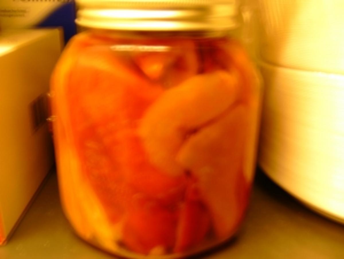 eingemachter Paprika - Rezept