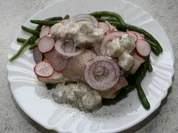 Würzige Matjes mit Bohnen und Senfgurken - Rezept