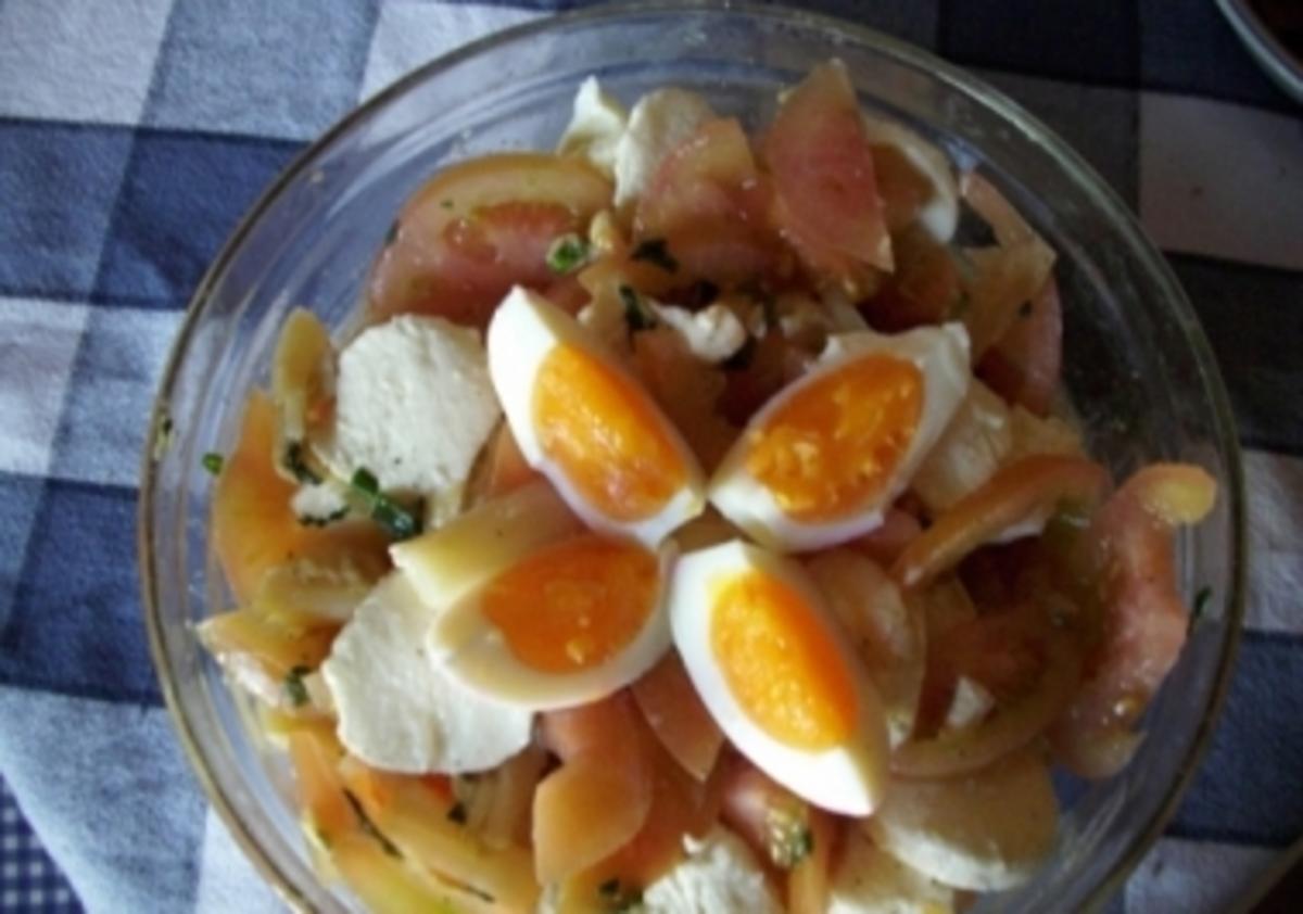 Tomaten - Mozzarella - Salat mit Spargelspitzen - Rezept - kochbar.de