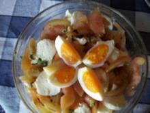 Tomaten - Mozzarella - Salat mit Spargelspitzen - Rezept