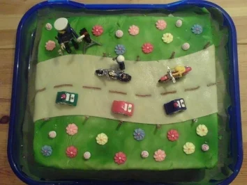 Rezept: Motorrad-Torte Motorrad-Torte - Rezept