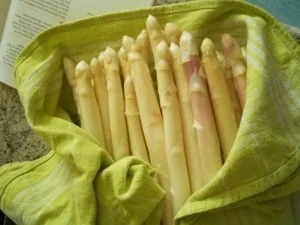 Spargelauflauf mit Mozzarella und Champignons - Rezept