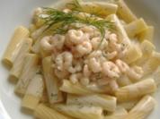 Rigatoni mit Garnelen und Pernod - Rezept