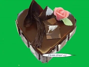 Herztorte zum Muttertag 18x20cm, mit Vanillebuttercreme - Rezept