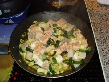 Rezept: Zweierlei Fisch mit Himalaja Reis… Bild Nr. 2 Zweierlei Fisch mit Himalaja Reis… - Rezept - Bild Nr. 2