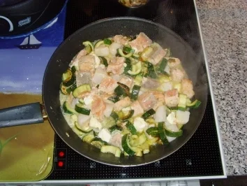 Rezept: Zweierlei Fisch mit Himalaja Reis… Bild Nr. 3 Zweierlei Fisch mit Himalaja Reis… - Rezept - Bild Nr. 3