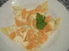 Ravioli mit Sahne und Räucherlachs - Rezept