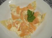 Ravioli mit Sahne und Räucherlachs - Rezept
