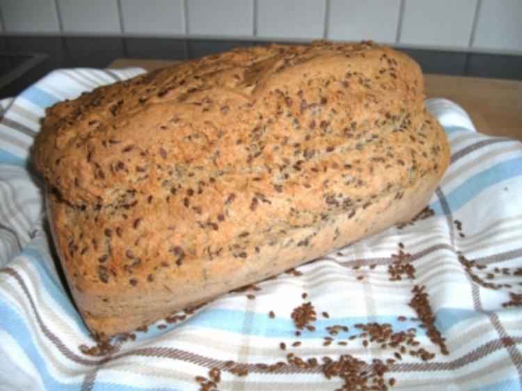 Leinsamenbrot Schön Saftig Und Lange Frisch - Rezept Mit Bild - Kochbar.de