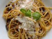 Spaghetti mit Auberginen - Rezept