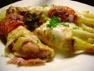 Spargel:  Pfannkuchen mit Rucolasprossen - Rezept