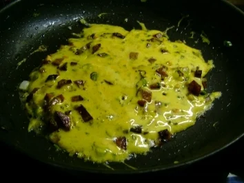 Omelette mit Bergsalami - Rezept - Bild Nr. 4