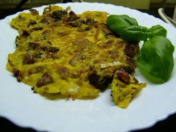 Omelette mit Bergsalami - Rezept - Bild Nr. 5