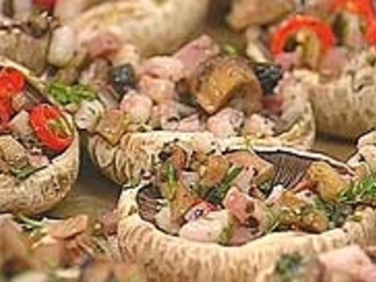 Gegrillte Portobello Pilze - schnell - 344 kcal/100g