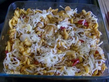 Rezept: Pikanter Spätzleauflauf Bild Nr. 2 Pikanter Spätzleauflauf - Rezept - Bild Nr. 2