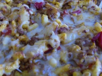 Rezept: Pikanter Spätzleauflauf Bild Nr. 4 Pikanter Spätzleauflauf - Rezept - Bild Nr. 4