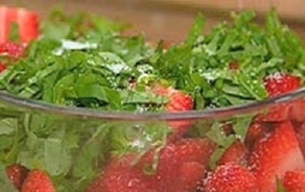 Erdbeeren mit grüner Pfeffer-Marinade - Rezept