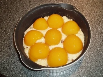 Reisauflauf mit Pfirsichen - Rezept