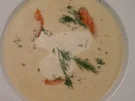 Senfsüppchen mit Graved Lachs - Rezept