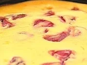 Käsekuchen mit Erdbeeren - Rezept