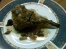 Kanninchen-Keulen in Pfifferling-Sosse - Rezept