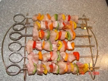 Hähnchenspieße mit Tomatenreis - Rezept - Bild Nr. 2