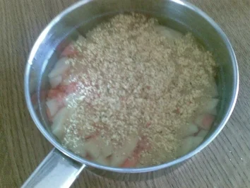 Rezept: Karotten-Kartoffel-Püree mit gebratener Blutwurst Bild Nr. 3 Karotten-Kartoffel-Püree mit gebratener Blutwurst - Rezept - Bild Nr. 3