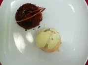 Rezept: Schokomalheur in der Hippe Schokomalheur in der Hippe - Rezept