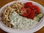 Rezept: Spätzle an Kräutersose Spätzle an Kräutersose - Rezept