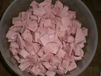 Zwiebel-Käse-Schinken-Salat - Rezept - Bild Nr. 5