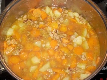 Rezept: Möhreneintopf Bild Nr. 3 Möhreneintopf - Rezept - Bild Nr. 3