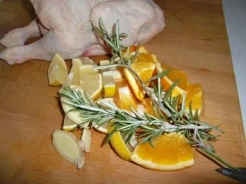 Rezept: Orangen-Zitronen-Huhn Orangen-Zitronen-Huhn - Rezept
