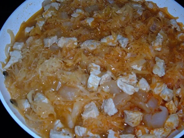 Fleisch  :  Sauerkrautgulasch - Rezept - Bild Nr. 2