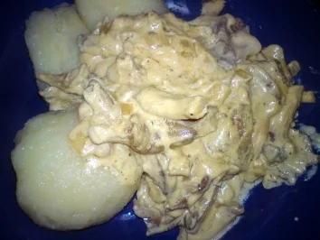 Austernpilze in Senfsauce - Rezept