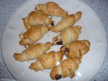 gefüllte Frühstückscroissants - Rezept