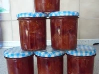 Rezept: Erdbeer - Ananas - Rhabarber - Marmelade Bild Nr. 2 Erdbeer - Ananas - Rhabarber - Marmelade - Rezept - Bild Nr. 2